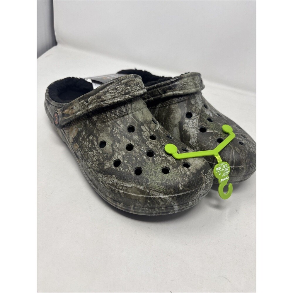 Crocs Realtree APX Lined Classic Clogs Men’s 9 Women’s 11 Camo NWT